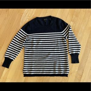 J. Crew Cashmere Stripped Sweater M